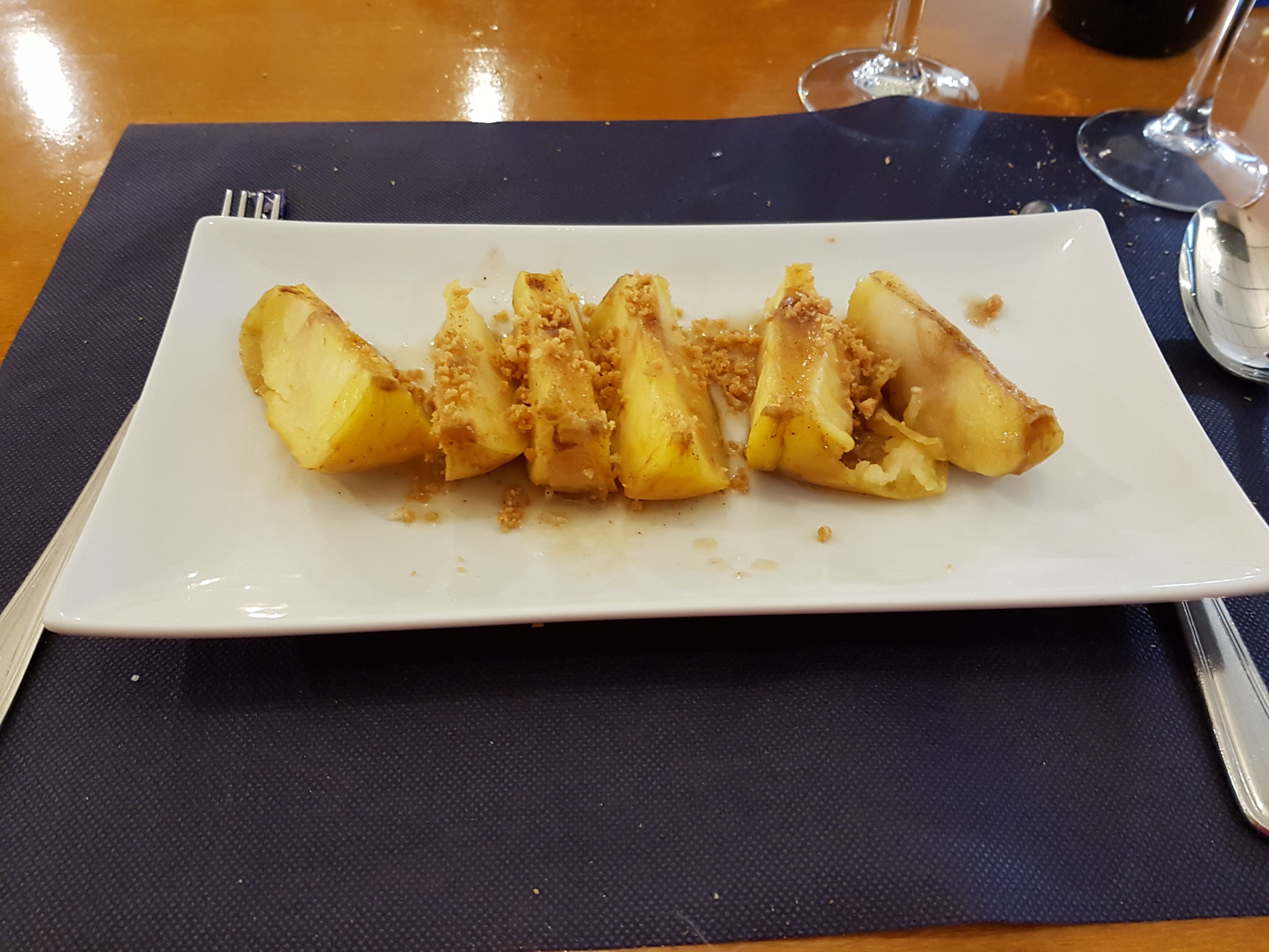 Manzana asada