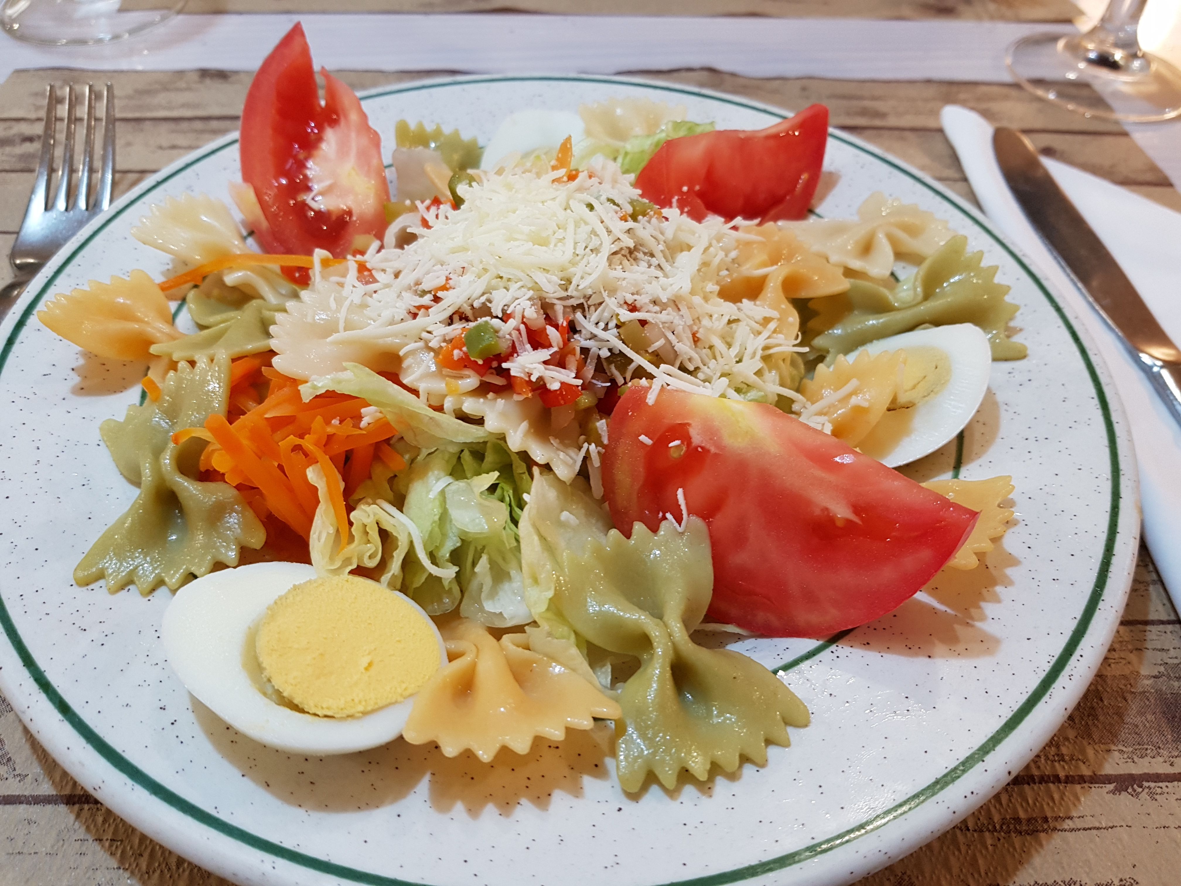 Ensalada de Pasta con Salsa Vinagreta