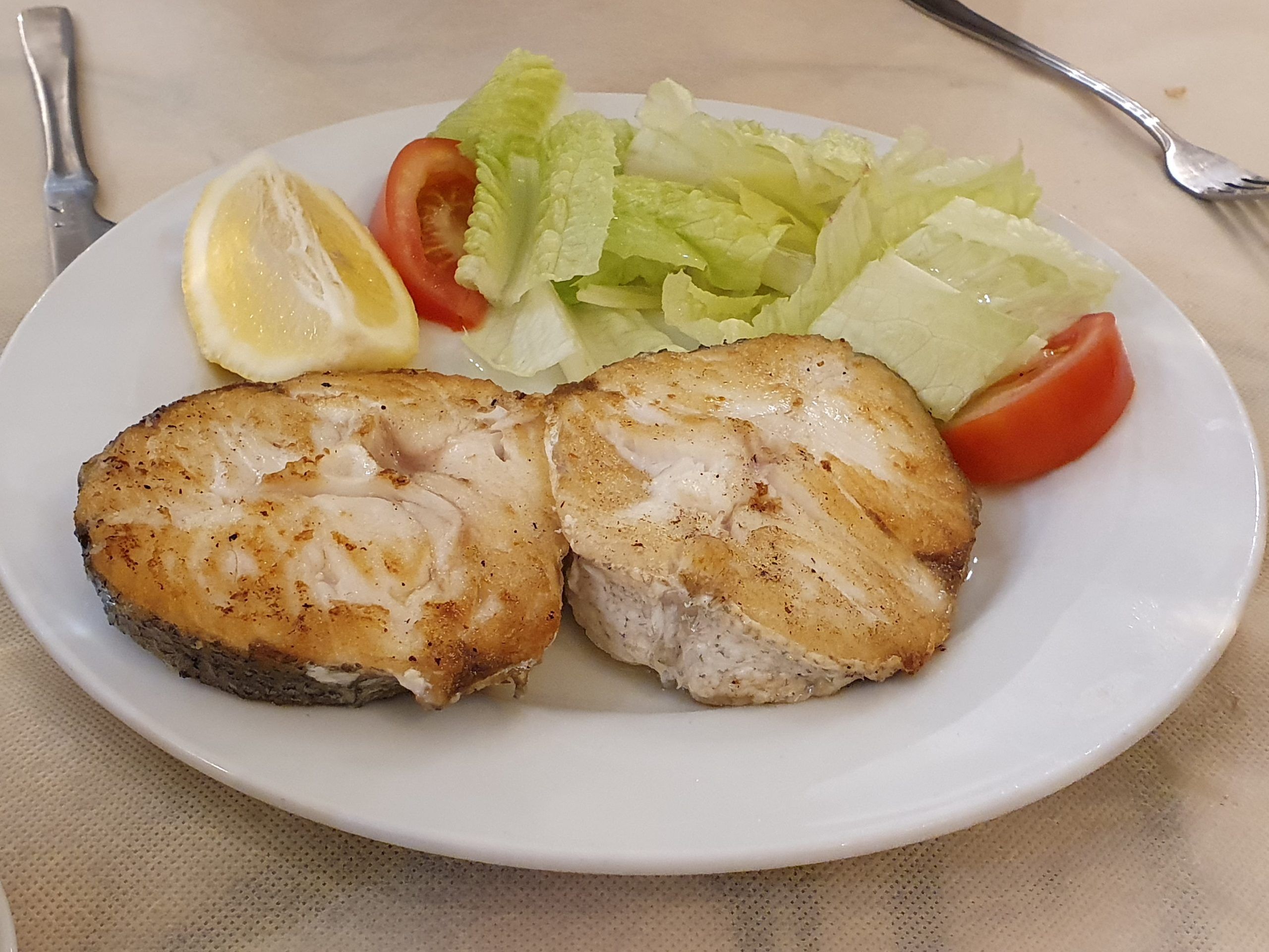 Merluza a la plancha