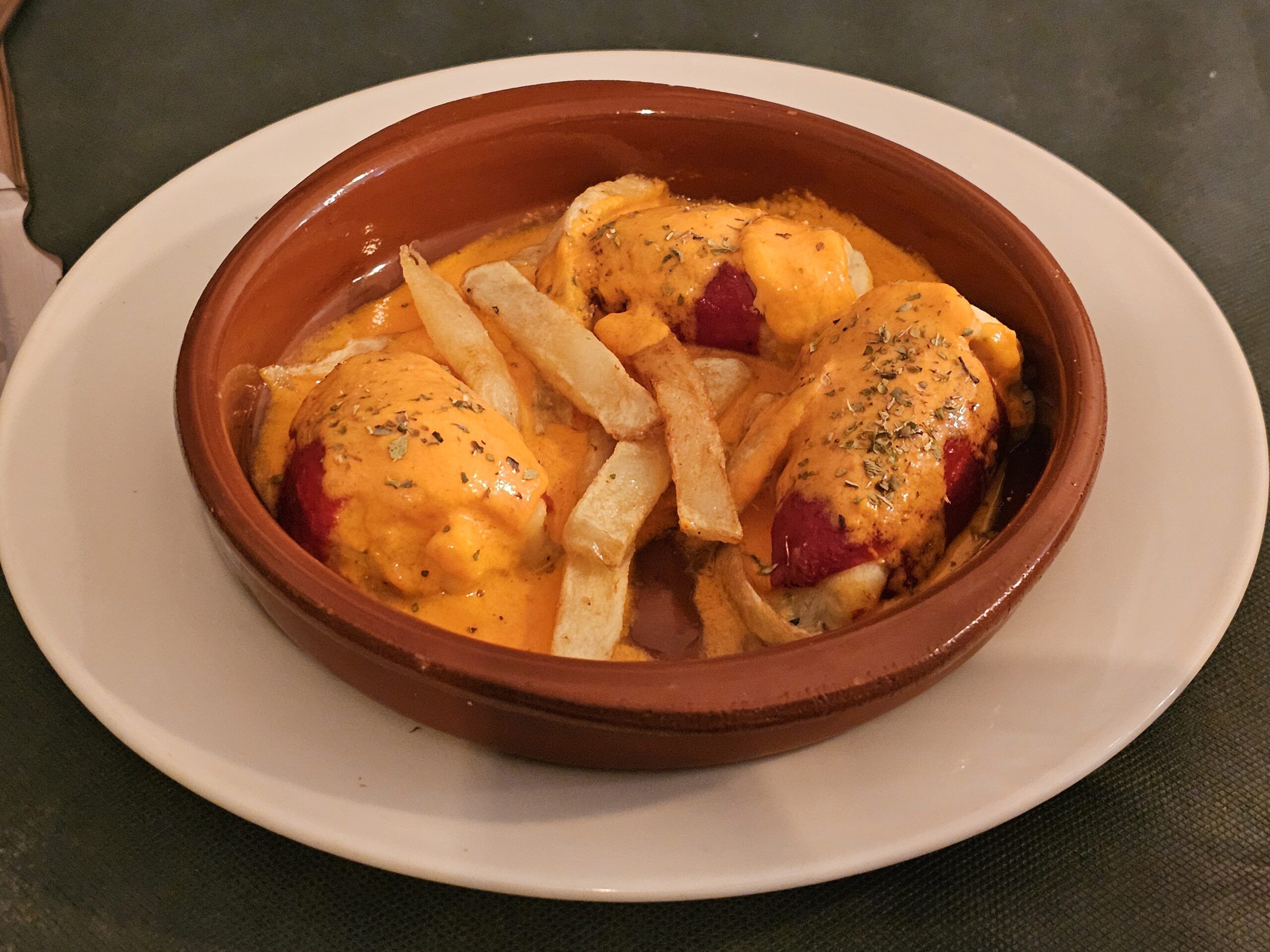 Pimientos rellenos de bacalao